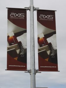 Light pole banners