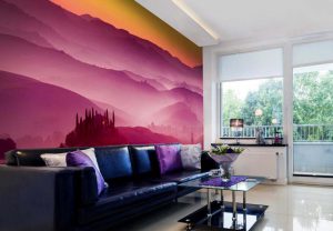 Interior Decor & Interior Design Ideas ... bring interior space to life with printed roller blinds & wallpapers