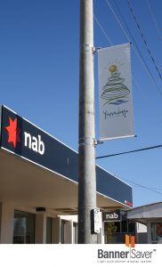 Yarrawonga City Council Advertising Banners using Bannersaver light pole bannet brackets